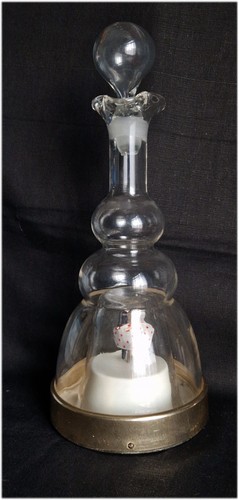 Vintage musical glass decanter - musical,