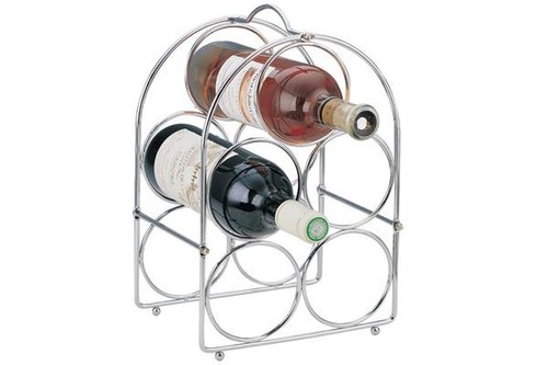 Metal countertop wine rack - wine,
