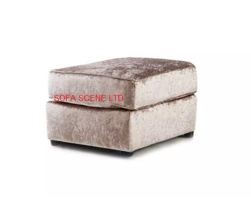 Crushed velvet seater sofa - crushed,