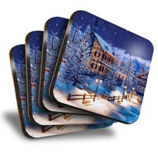 Set of 4 Square Coasters -