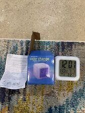 Glowing Led Colour Changing Alarm Clock