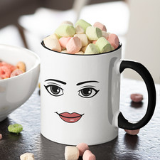 Roblox woman face mug - woman,