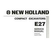 New Holland E27B Compact