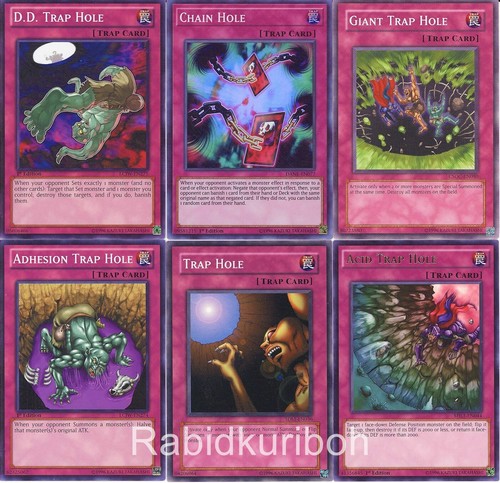 Yugioh trap hole set - -, chain