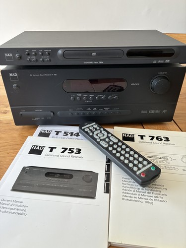 Nad t753 receiver - t753, a/v