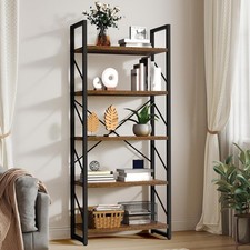 Rustic Wood Bookcase Bookshelf