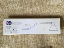 Tamlite curved low voltage over cupboard light with glass shade