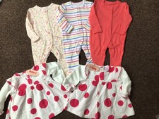 Bundle of baby newborn girls clothes outfit all in one set newborn 0-3 months