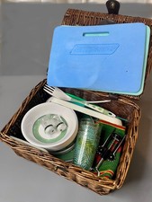 Marks & Spencer Wicker Picnic Hamper Set – with leather straps 