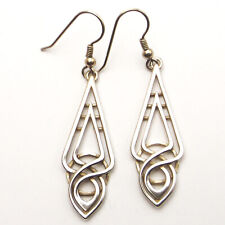 Sterling silver drop earrings