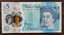 Five 5 Pounds Polymer Note AA19 29 21 04 QUEEN ELIZABETH II 3RD BIRTHDAY
