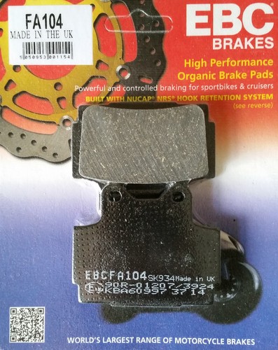 Ebc fa104 brake pads - ebc/fa104,