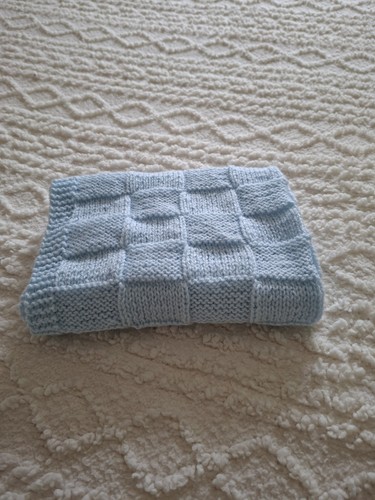 Hand knitted baby blankets - knitted,