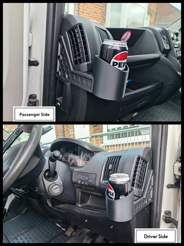Van cup holder - holder, fiat