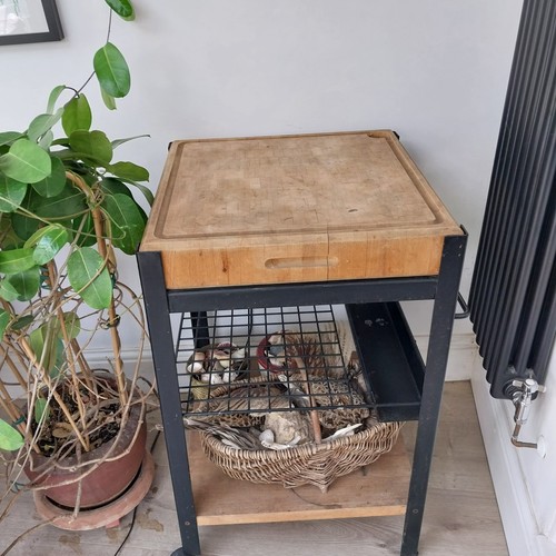 Vtg butchers block - vtg,