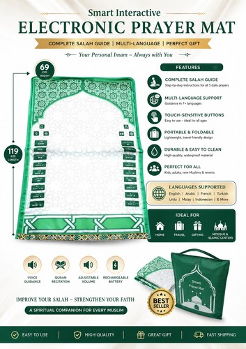 Educational prayer mat for - prayer,