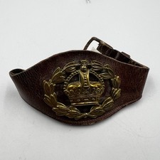 Genuine WW2 Warrant Officer Class 2 Leather Wrist Band Rank