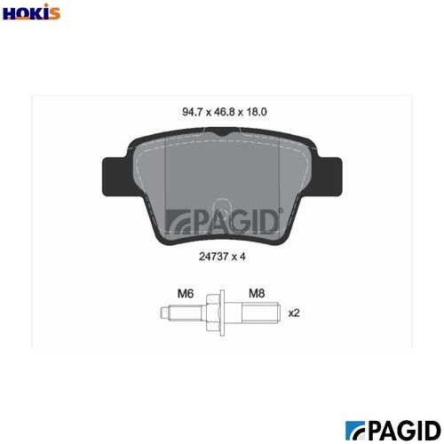 Brake pad set - brake,