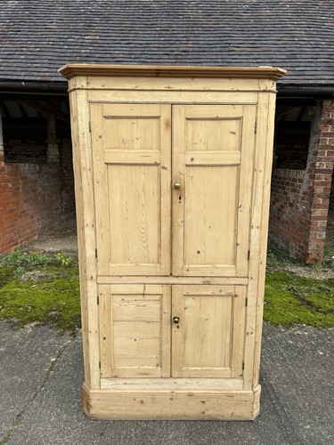 Antique pine large pantry - antique,