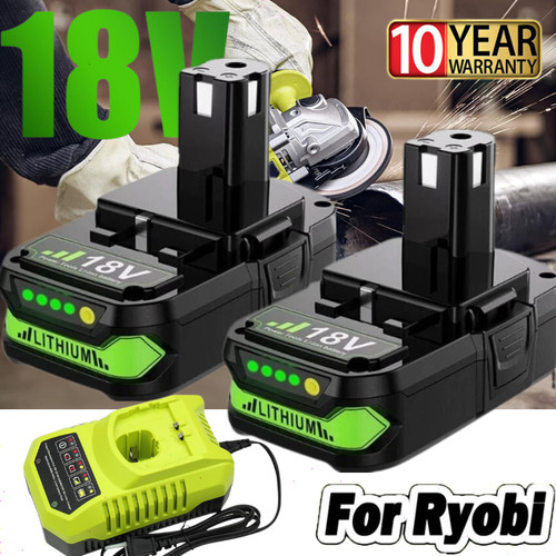 2pack 6ah for ryobi p190 - 2pack, 3.6ah