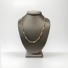 9ct Gold Twisted Herringbone