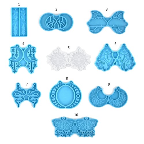 Silicone earring mold - silicone,
