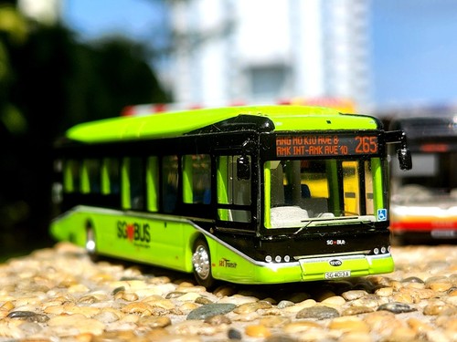 Bus toy service on - bus,