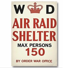 Air Raid Shelter Vintage WW2