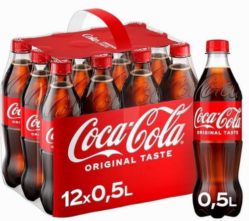Coca cola 12x500ml bottles - coca-cola,