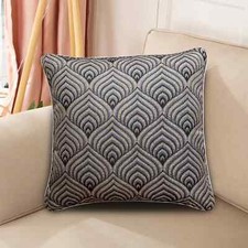 Modern Jacquard Cushion Cover Small Large Filled Cushion Bed Sofa Decor Pillow