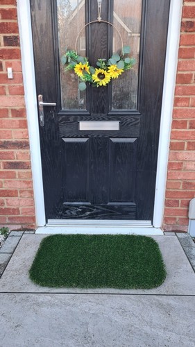 Artificial grass door - door, 75cm