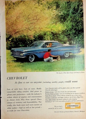 Original 1959 chevrolet - original, ad