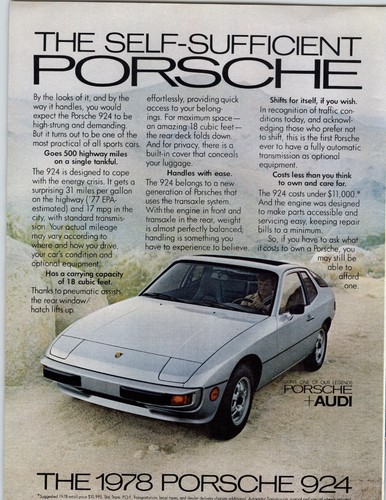 1977 paper 1978 porsche - paper, 924