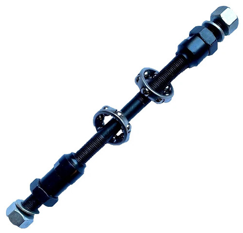 Rear solid spindle - 165mm, mtb