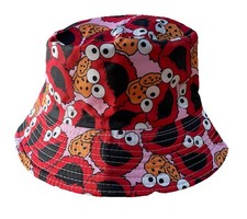 Elmo Sesame Street TV Character Unisex Adult Summer Sun Bucket Hat - Brand New