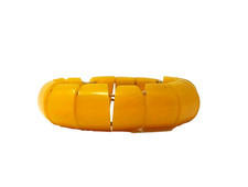 Vintage Butterscotch Bakelite Bracelet 50's Jewellery Beads