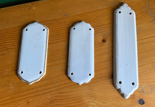 Vintage door finger plates - 3,
