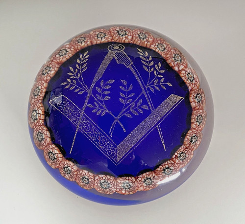 Vintage c1950 murano masonic - vintage,