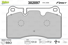 Front Disc Brake Pad Set VALEO