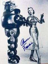 Anne Francis Signed 8.5 x 1