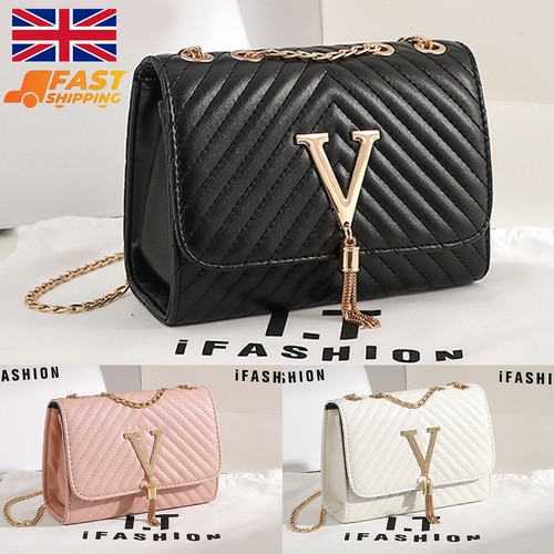 Womens ladies quilted chain - womens,