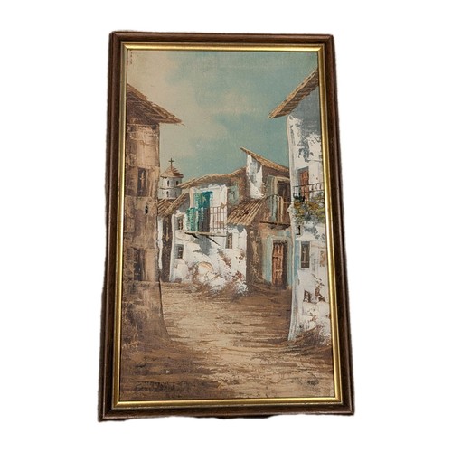 Vintage original oil painting - vintage,