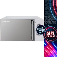 Russell Hobbs RHMM719S Compact Manual Microwave Oven 700w 17L Silver