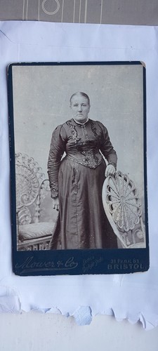Antique cabinet cdv card real - cabinet/cdv, card,