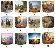 Deer Stag Fox Hunting Ceiling Lampshade Table Lamp shades Pendant lampshades