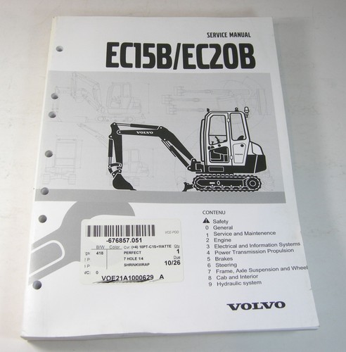 Volvo ec15b ec20b mini - volvo,