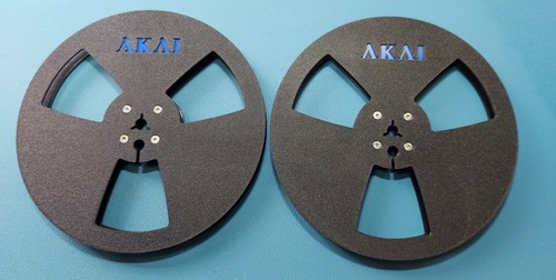 Akai tape spools 3d printed - tape,
