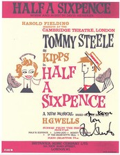 TOMMY STEELE Signed 10x8 Photo