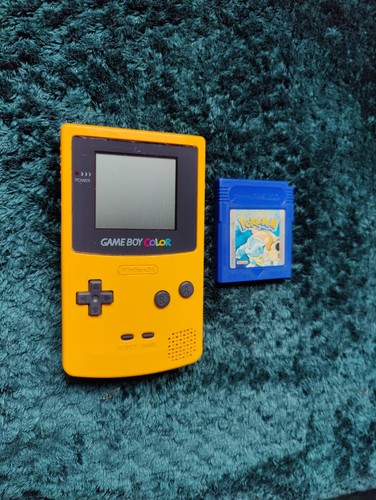 Nintendo game boy color yellow - nintendo,