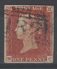1841 penny red - qv,